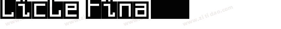 Cicle Fina字体转换